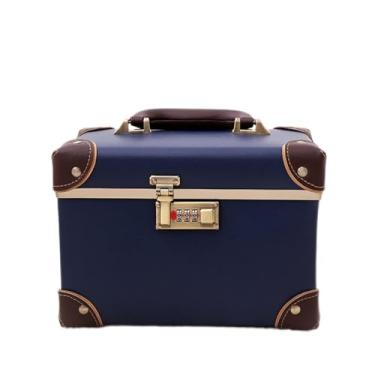 Imagem de FORAO Bagagem de viagem estojo de maquiagem profissional beleza manicure luxo couro PU feminino bonito impermeável preto cosméticos saco de higiene pessoal caixa organizadora mala