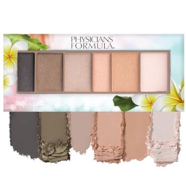 Imagem de Paleta de sombras da Physicians Formula Matte Monoi Butter Sobrancelhas Natural Matte Blushed Nudes, para pele sensível, hipoalergênico, hidratante nutritivo, suave, uso o dia todo