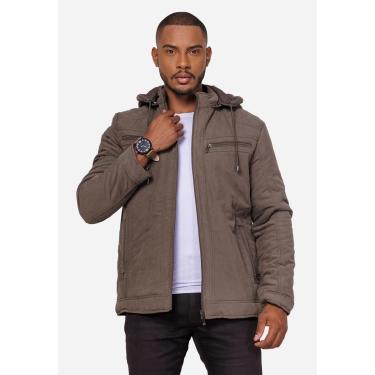 Imagem de Jaqueta Dupla Face La'Oase Elegante Masculina Capuz Removível-Masculino