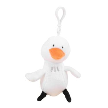 Imagem de shamjina Pato brinquedo de pelúcia pato chaveiro mochila boneca pingente animais de pelúcia brinquedo pato pingente para festa doméstica favores adultos
