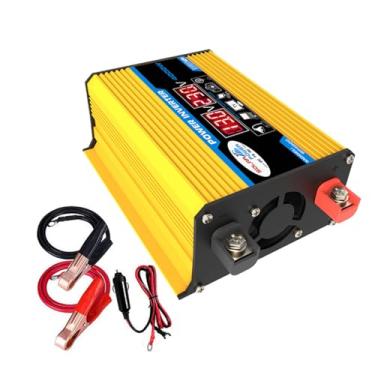Imagem de HUIZHITENGDA 4000W Pure Sine Wave Car Power Inverter DC 12V Para AC 220V 110V Inversor de energia para carro Inverter RV Boat para carro Casa,12v to 110v