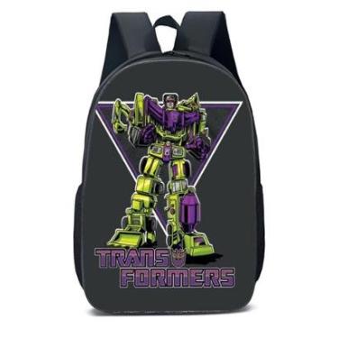 Imagem de MOCHILA ESCOLA INFANTIL JUVENIL ANIME TRANSFORMERS-Unissex