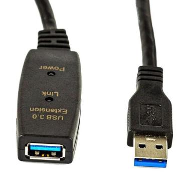 Imagem de Extensão USB 3.0 Ativo Repetidor Macho Fêmea - 20 Metros - CIRILO CABO