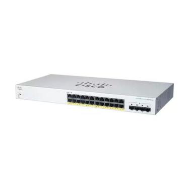 Imagem de Switch Cisco CBS220 24 Portas Gigabit 10/100/1000 4X1G SFP Layer 2 CBS