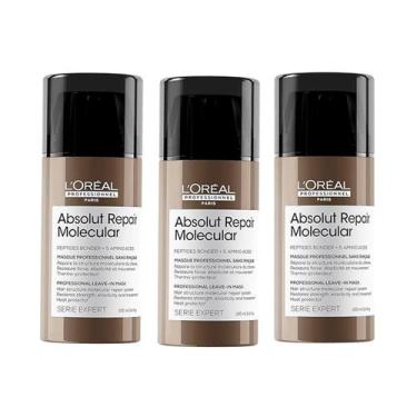 Imagem de Kit 3 Absolut Repair Molecular Leave-in 100ml - L'Óreal