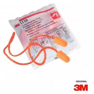Imagem de Kit Com 20 Pares Protetor Auditivo Espuma Auricular com Cordão 3m