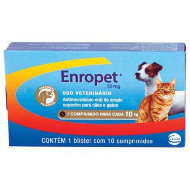 Imagem de Enropet Ceva 50mg 10 comprimidos