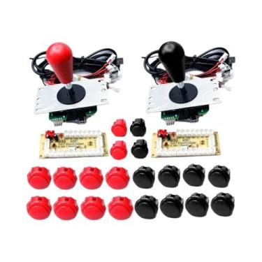 Imagem de Kit DIY Para Console Arcade Com Joystick De 8 Vias E Botões Para PC Ra