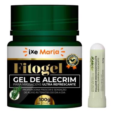 Imagem de Kit Gel de Alecrim Fitogel + Inalador Descongestionante Bom Médico  Ab