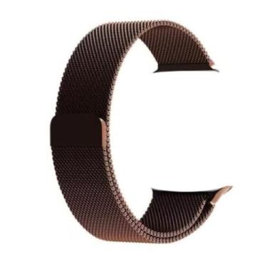 Imagem de Pulseira Magnética Compatível Hello Watch 3+ Plus - Poolsy, Marrom 42 