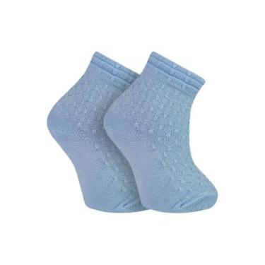 Imagem de Meia Bebê Cano Curto Trifil 5022, Azul, BB