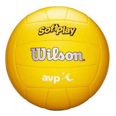 Imagem de Bola De Vôlei De Praia AVP Soft Play Wilson, Amarelo