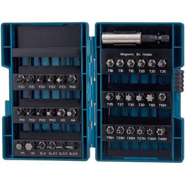 Imagem de Jogo de Bits 37 Peças Fenda/philips C/ Soquete - Makita