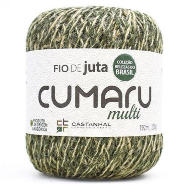 Imagem de Fio de Juta Cumaru Multi 10/2 LBS - Castanhal, Verde musgo