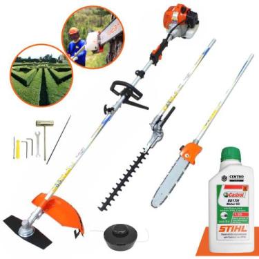 Imagem de Máquina de Cortar Grama Com ÓLEO STIHL Lateral Á Gasolina VRM330 Vulca