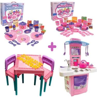 Imagem de Kit Cozinha Completa com Mesa Chazinho e Meu Jantarzinho - Big Star e 