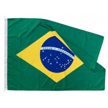 Imagem de Bandeira Do Brasil P Barcos Mastro Alcançado Náutica 33 X 22 - Noster