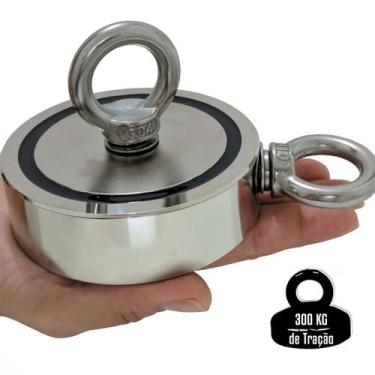 Imagem de Imã De Neodímio Para Pesca Magnetica Até 300 Kg De Tração pesca magnet