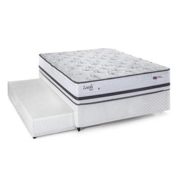Imagem de Bicama para Casal com Cama Auxiliar Herval Leeds, Molas Maxspring, 62x