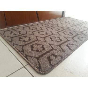 Imagem de Tapete porta sala carpete  0,50 x 1,00 - marrom m01 - UNIVERSO