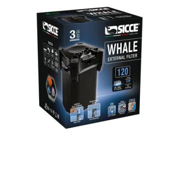 Imagem de Sicce Filtro Canister Whale 120 Black Nero P/peixe 110v