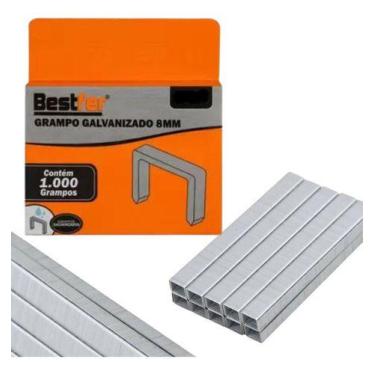 Imagem de Kit 3000 Grampos 106/6 06mm Grampeador Manual Tapeceiro - Bestfer