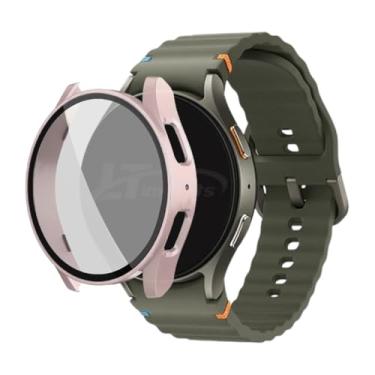 Imagem de Capa Rígida com Pelicula de Vidro Integrada LTimports compativel com Galaxy Watch 7 40mm Sm-L300 Bt e Sm-L305 Lte (LT-Rose-Pink)