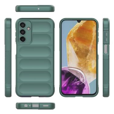Imagem de Capa compatível com Samsung Galaxy M15 5G, TPU para celular macia compatível com Samsung SM-M156B/DSN Galaxy M15 5G / SM-E156B/DS Galaxy F15 5G / SM-E156B capa verde