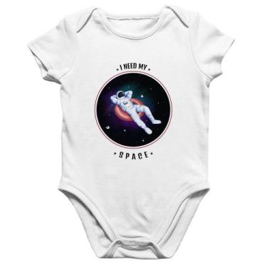 Imagem de Body Bebê Algodão I need my space - Foca na Moda, Branco, M