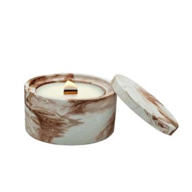 Imagem de Vela vegana cascas e folhas - DONA EVA