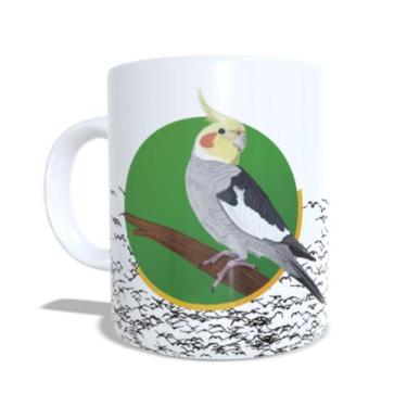 Imagem de Caneca de porcelana Calopsita - Nebullosa