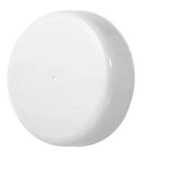 Imagem de 15 Tampa Plástica P/vidro Pote Palmito 3 Litros 110mm Branca - não esp