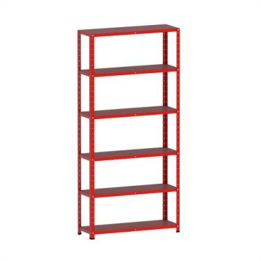 Imagem de Estante Montável de Aço Com 06 Prateleiras Sem Reforço Pandin 1,75 X 0