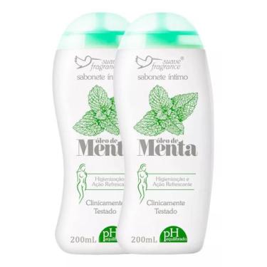 Imagem de Kit Sabonete Íntimo Feminino Óleo de Menta - 2 unidades - Suave Fragra
