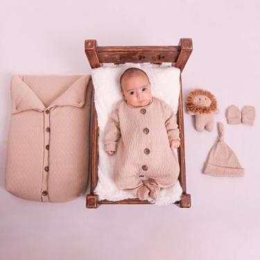 Imagem de Saida maternidade roupinha de bebe menino com saco - PEQUENO ANJO