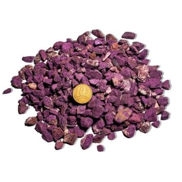 Imagem de Cascalho Purpurita 10 a 20mm 200g Bruto Natural Pra Orgonite - Cristai
