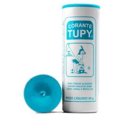 Imagem de 03 Corante para Tingir Tecidos Roupa Tupy 45g Diversas Cores, Turquesa