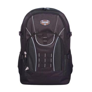 Imagem de Mochila Grande Motoqueiro Camping Karona KAR5032M Cor: Preto