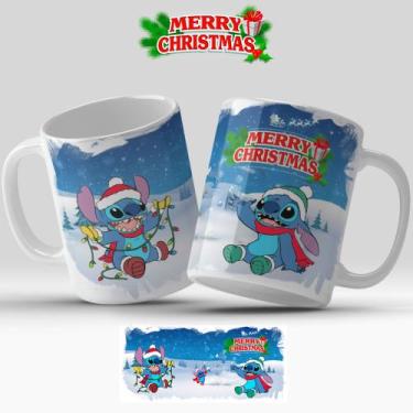 Imagem de Caneca de Natal Lilo Stitch - Jlssublimação