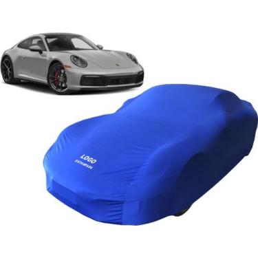 Imagem de Capa De Tecido Para Carro Porsche 911 Carrera 4 Gts Luxo - Mz, Azul