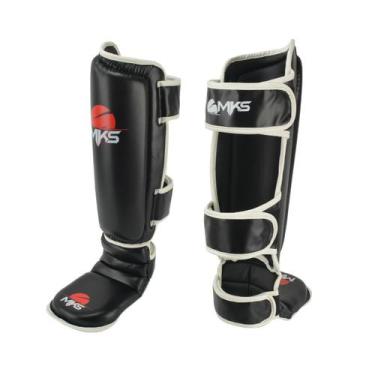 Imagem de Caneleira Champions Mks Combat com Proteção de Pé, Preto, G