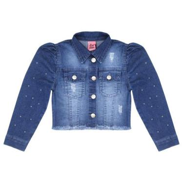Imagem de Jaqueta Infantil Look Jeans Manga Bufante Jeans, 02