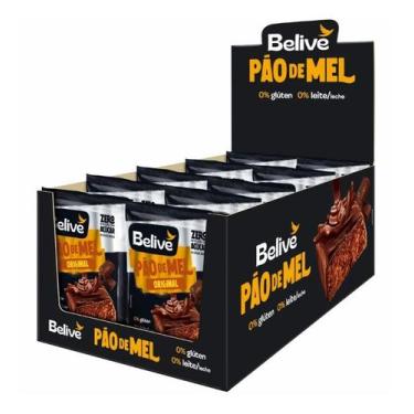 Imagem de Pão de Mel Zero Açúcar Belive contendo 10 unidades de 45g cada
