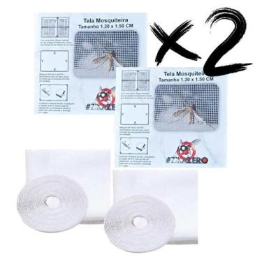 Imagem de Kit 2 Telas Mosqueteiro Proteção Janela Anti Inseto Mosquito - Top Cas