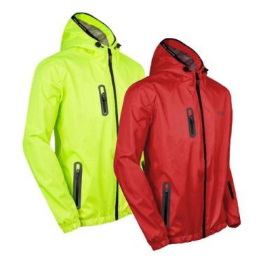 Imagem de Kit Jaqueta Masculina Feminina Corta Vento V2 Neon Impermeavel - Texx,