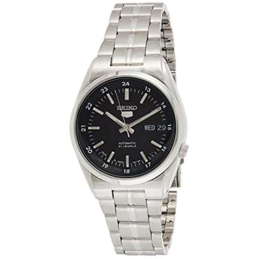 Imagem de Relógio masculino SEIKO SNK567J1 prata preto