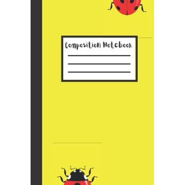 Imagem de Yellow Composition Notebook: Cute Ladybug Notebook Design With Yellow Background