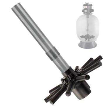 Imagem de Ophjerg SX180DA Conjunto lateral para filtro de areia Hayward S180T, conjunto lateral de peças de filtro de areia de piscina com substituição de tubo central S210T, bomba de filtro de piscina 1580