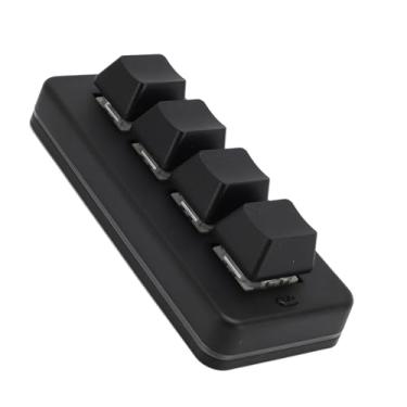 Imagem de Teclado Macro Programável, Teclado Macro Mecânico de 4 Teclas para Jogos Com Iluminação Dinâmica RGB, Teclado OSU para Jogos de PC para Computadores