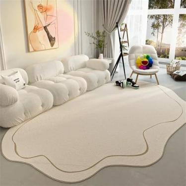 Imagem de HJZSZX Tapete de pelúcia fofo, tapetes grandes, carpete para casa, sala de estar felpuda, tapetes de cabeceira, sala de estar irregular, quarto, B, YD, A, 300x400 cm